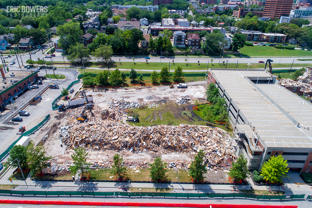 Demolition of UMKC Student Apartments