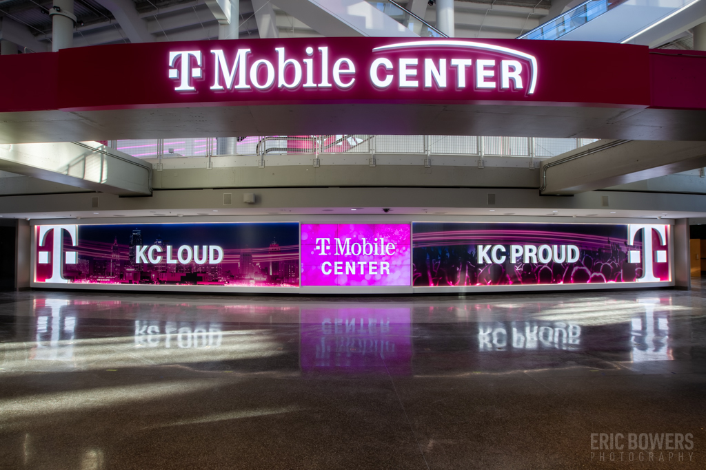 Image Placement at T-Mobile Center Lobby