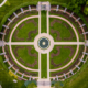 Loose Park Rose Garden Aerial