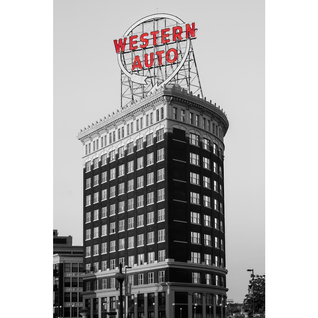 Western Auto Sign Proof of Product