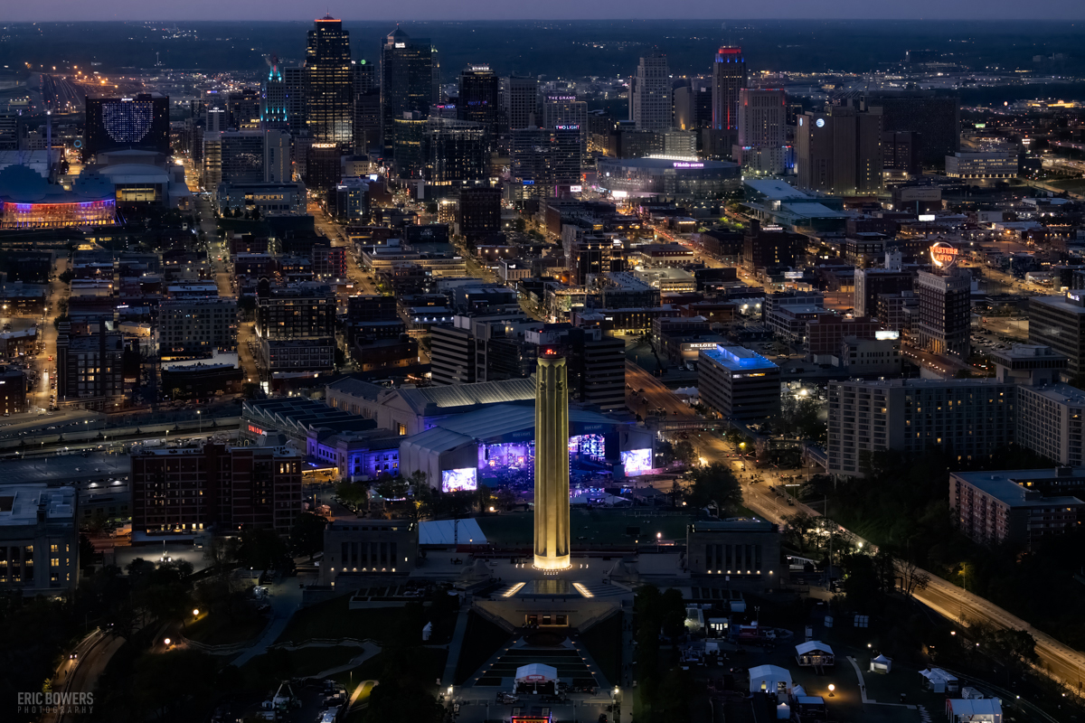 Kansas City NFL Draft Aerial Photos (3)