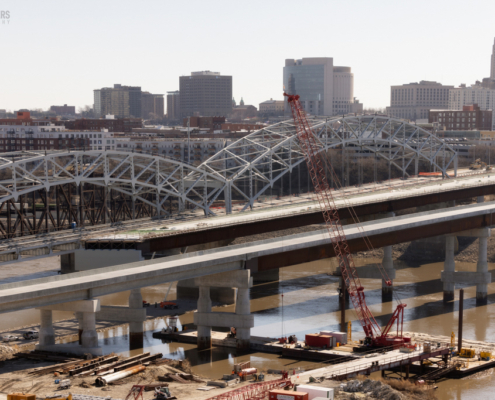 KC Broadway Bridge Replacement Aerial - 2