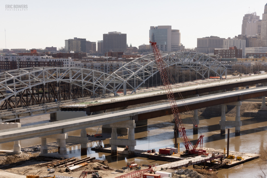 KC Broadway Bridge Replacement Aerial - 2