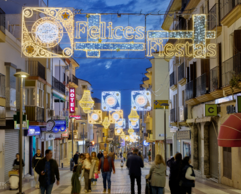 Ronda Spain Christmas Lighting 2024