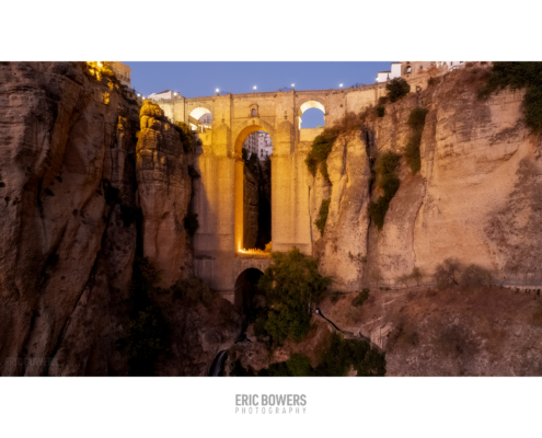 Ronda Spain view of El Puente del Tajo